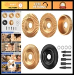 14PCS Wood Carving Disc Set For Angle Grinder, 4" & 4.5" Shaping Grinding Whee. Fixed Price $43.99.