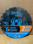 Spyder Framing Tarantula 2-PACK 7-1/4 24-TOOTH Steel Circular Saw Blade Universa. Fixed Price $15.99.