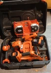 Black+decker Fire Storm 5-TOOL Set With Hard Case. Fixed Price $125.00.