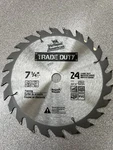 Vermont American 7 1/4" 24 Tooth Carbide Framing Circular Saw Blade. Fixed Price $9.90.