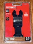 Craftsman CMA0106-3 Oscillating Blade 1-1/4" Black Soft Wood 3PC Set. Fixed Price $19.88.