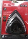 Craftsman 3-1/2" Oscillating Sanding Assortment 7PC 80 120 220 GRIT.CMAO200. Fixed Price $16.52.