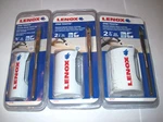 3PC Lenox One Tooth Rough Wood Hole Cutter Saw Drill Set High Speed Steel. Fixed Price $31.99.
