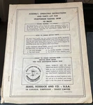 Sears Craftsman 10 Inch Radial Arm Saw Owners Manual 113.29000 Parts List Assemb. Fixed Price $15.00.