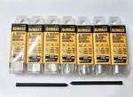 Lot Of Dewalt Annular Cutters - 1/2, 9/16, 5/8, 11/16, 13/16, 7/8, 1". Fixed Price $325.00.