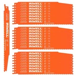 9 Inch Reciprocating Saw Blades, 6/12 Tpi Bi-metal For Wood, Pvc & Nail Cutti.... Fixed Price $43.72.