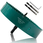 Qjaiune 165MM/6.5" Hole Saw Bi-metal 6-1/2" 165MM, With Arbor. Fixed Price $23.23.