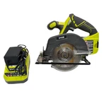 Ryobi P505 One+ 18-VOLT Lithium-ion 4,600 Rpm Cordless 5.5 In. Circular Saw. Fixed Price $80.99.