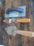 Lot Of 3 Trowels Superiorbilt Notched + 2 Pointing Masonry Tile Tool Set. Fixed Price $14.00.