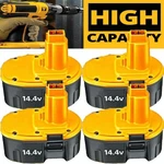 4-PACK For Dewalt 14.4VOLT Battery DC9091 DW9091 DW9094 DE9091 Cordless Tools. Fixed Price $260.00.