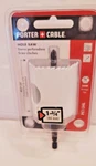 Porter Cable 1 3/4" Hole Saw With Mandrel PCI34L New In Sealed Package. Fixed Price $11.99.