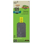 Gator Clamp-on Precut Drywall Sanding Screen, 4-1/4" X 11-1/4", 120 Grit, 25 Pk. Fixed Price $18.10.