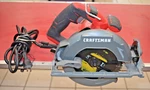 Craftsman (R14) CMES510 15A 7.25 Type 5500/RPM 120V Corded Circular Saw. Fixed Price $49.95.