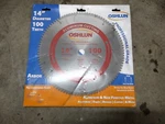 Oshlun 14" Aluminum Cutting 100 Tooth Saw Blade. Fixed Price $98.99.