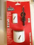 Vermont American 18602 2-1/8-INCH Dead Bolt Bi-metal Lock Installation Hole Saw. Fixed Price $30.00.