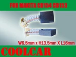 Carbon Brushes For Makita CB154 CB153 Saw 6.5X13.5X16MM LS1500 5014B 9607 3600NB. Fixed Price $5.53.