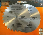 Pack Of Black & Decker Piranha Saw Blades Steel 26T 140T 73-017 New. Fixed Price $11.99.