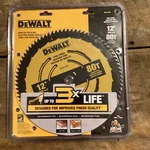 Dewalt DWA11280 12" 80T Tungsten Carbide Steel Fine Finish Circular Saw Bld #579. Fixed Price $45.00.