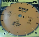 Dewalt DW4743 Diamond Blade Dry/ Wet 12". Fixed Price $177.02.