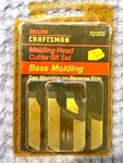 Sears Craftsman Molding 9-2355 Base Bit Set New Oem. Fixed Price $10.00.