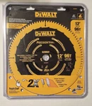 Dewalt 2X Precision Trim 12-INCH Tooth Kerf Woodworking Saw Blades DW7296PT. Fixed Price $52.00.