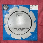 Nos Sears 7 1/4" Circular Saw Blade #9 32464 8 Tooth Original Packaging. Fixed Price $15.94.