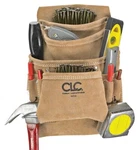 Clc Custom Leathercraft I923X Suede Carpenter's Nail And Tool Bag, 10 Pocket. Fixed Price $20.99.