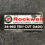Rockwell 34-960 Tru-cut Dado With Box For Radial And Table Saws The. Fixed Price $23.99.