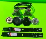 42" Deck Spindle Blade Belt Pulley Rebuild Kit For Craftsman DYT4000. Fixed Price $77.95.