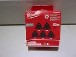 25PC. Milwaukee Multi-tool 3-1/2" Sandpaper Assortment # 49252025 ... Fixed Price $17.00.
