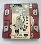 Craftsman 7" Kromedge Radial/table Saw Molding Set 3217 Usa Made Complete!. Fixed Price $49.99.