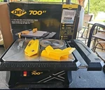 Qep 700XT Wet Tile Saw 3/4 Hp 7" Blade + Table Extension Used. Fixed Price $49.95.