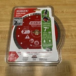 Diablo DMADT0700 Diamond Turbo Masonry Cut Off Blade, 7". Fixed Price $25.00.