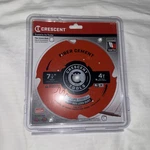 Crescent CSBFC-704 Fiber Cement Diamond Blade , 7-1/4'' X 4T. Fixed Price $20.00.