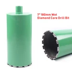 7 Inch Wet Diamond Core Drill Bit Hole Saw For Concrete/asphalt American Thread. Fixed Price $73.52.