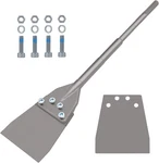 Toovem 6" Sds Max Floor Scraper With Replacement Blade For Heavy Duty Tile Remov. Fixed Price $122.99.