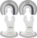 Xxgo 4 Oscillating Multi Tool Grout Remover Blade - Pcs, Silver. Fixed Price $22.83.