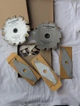 Vintage Sears Craftsman Kromedge 6" Dado Set 9-32581 For 1/2" Arbor. Fixed Price $20.00.