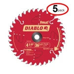 Freud D0436X 4-1/2 /36T Cordless Trim Saw Blade (5PACK). Fixed Price $88.38.
