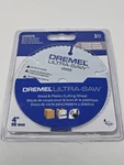 Dremel US500 Ultra Saw Carbide Cutting Wheel 4 In. Diameter 98MM New And Sealed. Fixed Price $12.99.