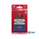 Arrow Fastener 2 11/16" Japanese Tooth Hardwood Blade 3PC. Fixed Price $20.99.