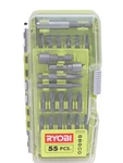 Ryobi Tools 55-PC. Screwdriver Set, A965503QP. Fixed Price $12.99.