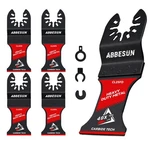 4 Pack Carbide Oscillating Saw Blades For Nails Cutting, Multitool Qui.... Fixed Price $49.02.