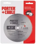 Stanley 120 Tooth Steel Blade For Porter Cable 4 Inch Trim Saws. Fixed Price $28.59.