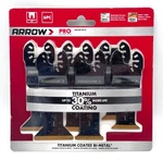 New Arrow OSC201VP-6 Universal Oscillating Blade Titanium Metal/wood 6PK -fr.sh. Fixed Price $31.31.