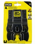Ryobi A24401 4-PIECE Wood ,plastic And Drywall Oscillating Multi-tool Blade Set.. Fixed Price $23.99.