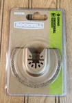 RW8946 Rockwell Sonicrafter 3-1/8" Universal Carbide Grit Semicircle Blade. Fixed Price $14.99.