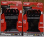 Milwaukee 49-25-1263 Oscillating Multi-material Multi-tool Blade Kit (lot Of 2). Fixed Price $29.99.