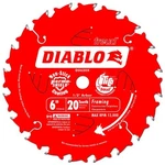 Freud D0620X Diablo 6-INCH Tooth Atb Trim Saw Blade With 1/2-INCH Arbor. Fixed Price $13.97.