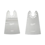 Milwaukee 49-25-2202 Open-lok 2" Rigid & Flexible Scrapers Pack. Fixed Price $18.50.